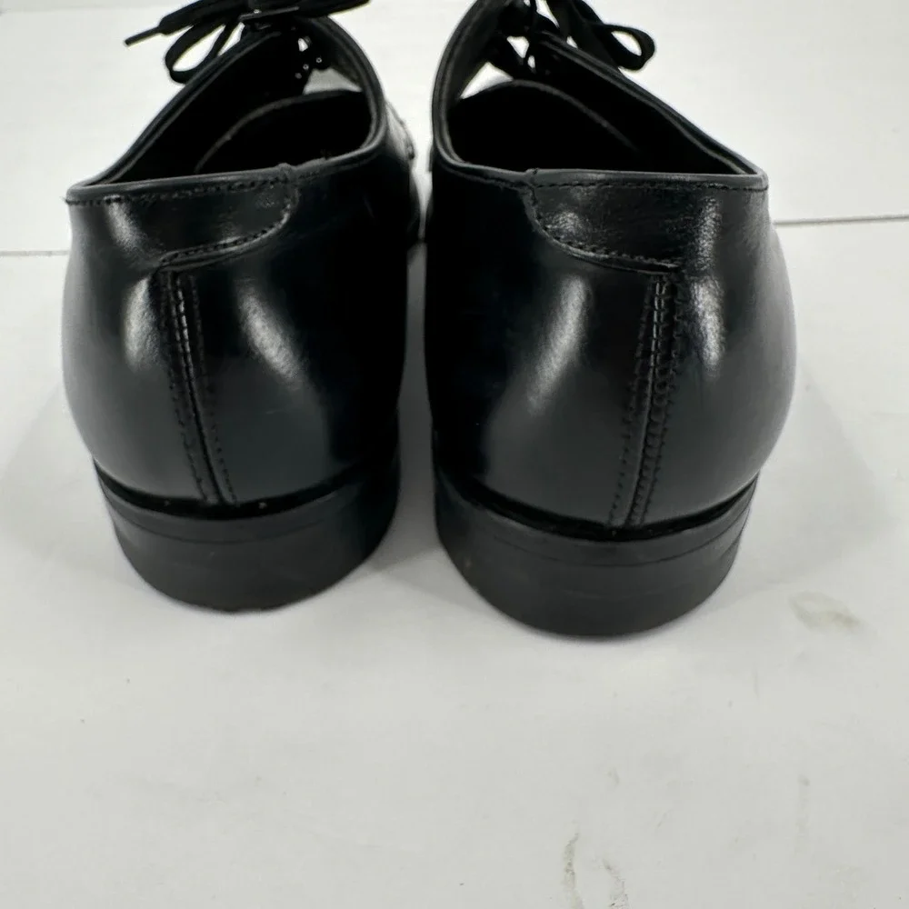 Goodyear Mens‎ Black Leather Oxford Dress Shoes Lace Up Formal Work Size 8.5 E
